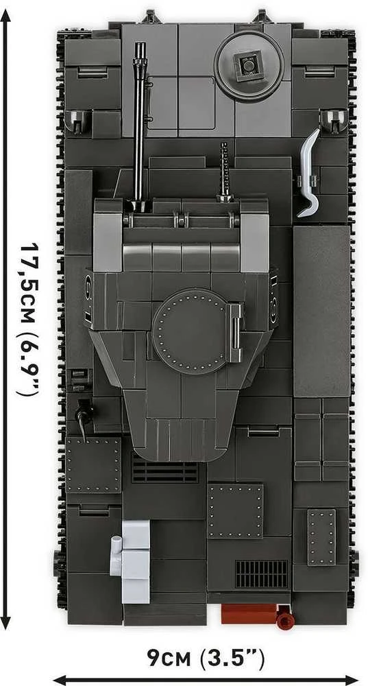 Cobi Panzerkampfwagen II tankų blokai 813 blokų