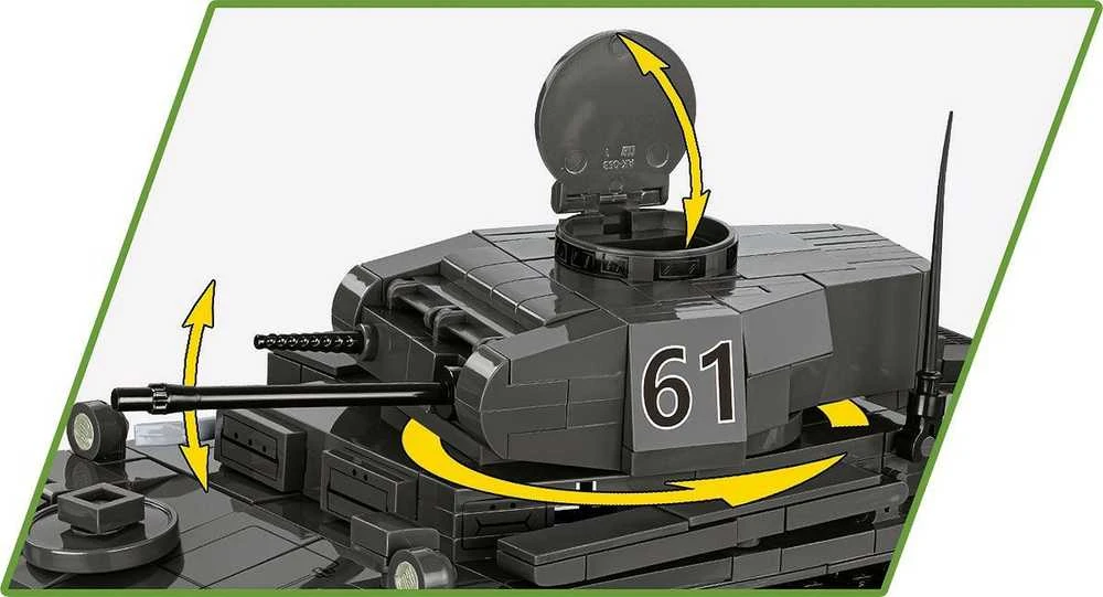 Cobi Panzerkampfwagen II tankų blokai 813 blokų