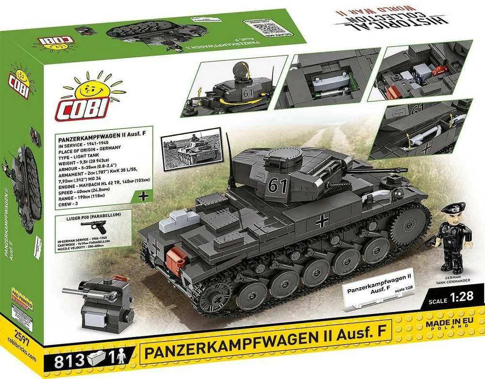 Cobi Panzerkampfwagen II tankų blokai 813 blokų