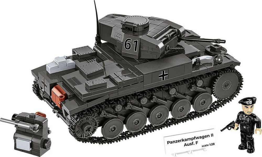 Cobi Panzerkampfwagen II tankų blokai 813 blokų