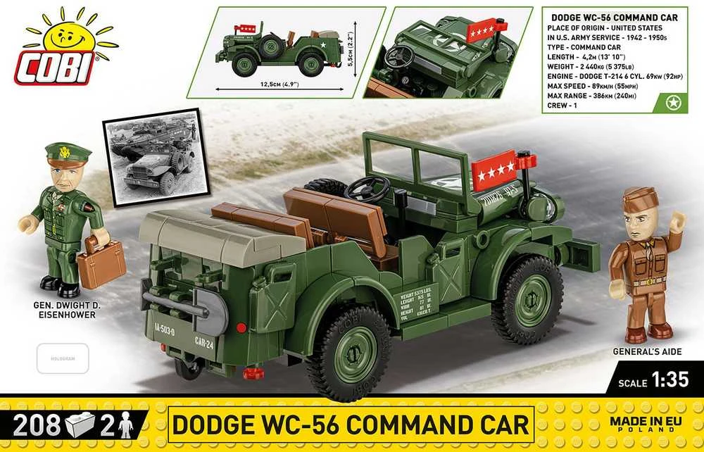 COBI HC II WWII Dodge WC-56 Command Car 208kl 3111