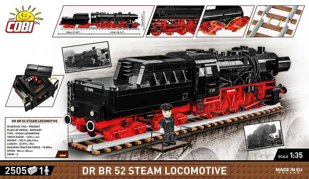 COBI TRAINS DRB Class 52 Steam Locom.Germ 6282