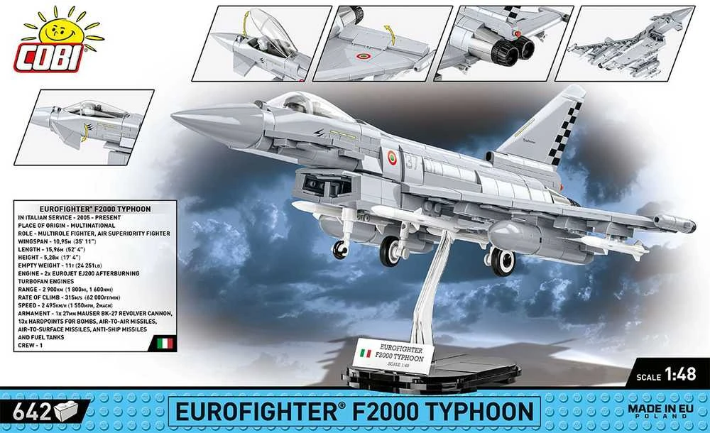COBI ARMED FORCES EurofighterF2000Typh.642kl 5849