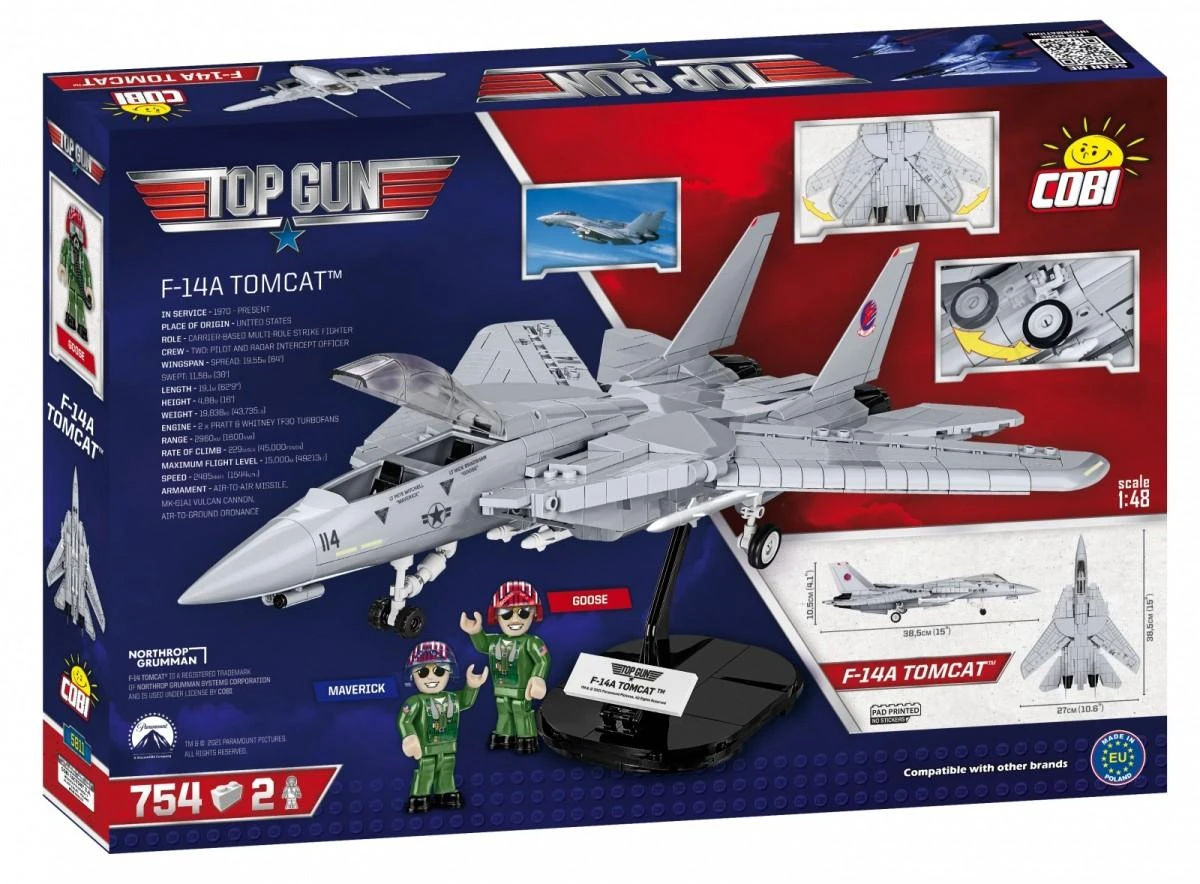 Cobi 5811 TG F-14A Tomcat 1:48 754 kl.