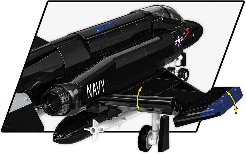 Cobi Konstruktoriaus rinkinys F-4S Phantom II „Juodas Bunny“