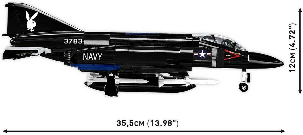 Cobi Konstruktoriaus rinkinys F-4S Phantom II „Juodas Bunny“