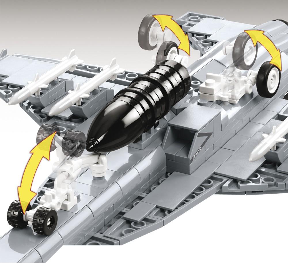 Lėktuvo konstravimo komplektas - COBI - Super Hornet junior sidabras - 570 vnt