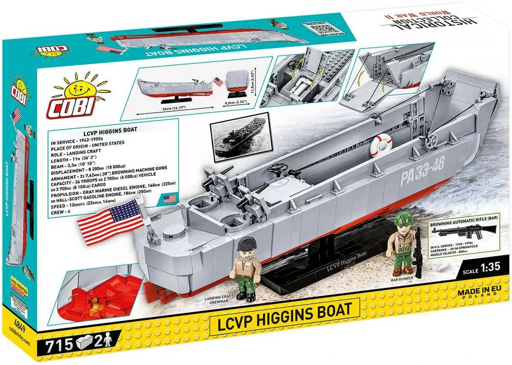 Cobi Klocki istorinės kolekcijos LCVP Higginso valtis