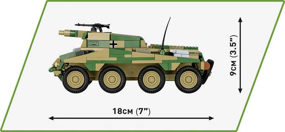 Cobi Klocki istorinė kolekcija Sd.Kfz. 234/3 stuburo