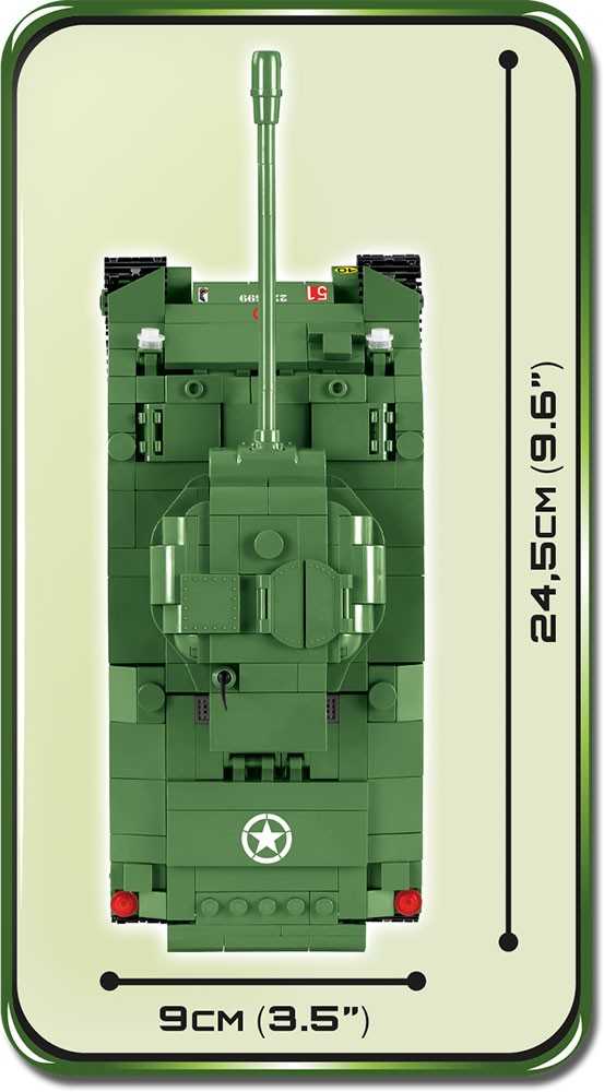 COBI ARMY 2515 SHERMANN FIREFLY 500 KLASĖS TANKAS.