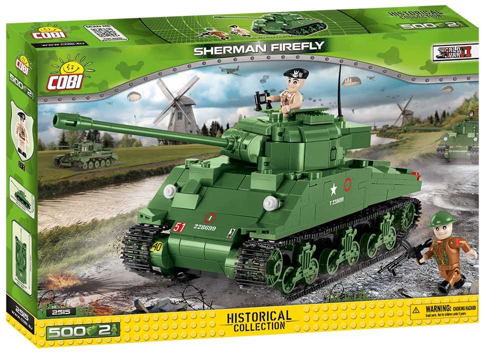 COBI ARMY 2515 SHERMANN FIREFLY 500 KLASĖS TANKAS.