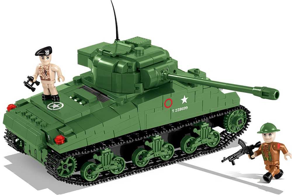 COBI ARMY 2515 SHERMANN FIREFLY 500 KLASĖS TANKAS.
