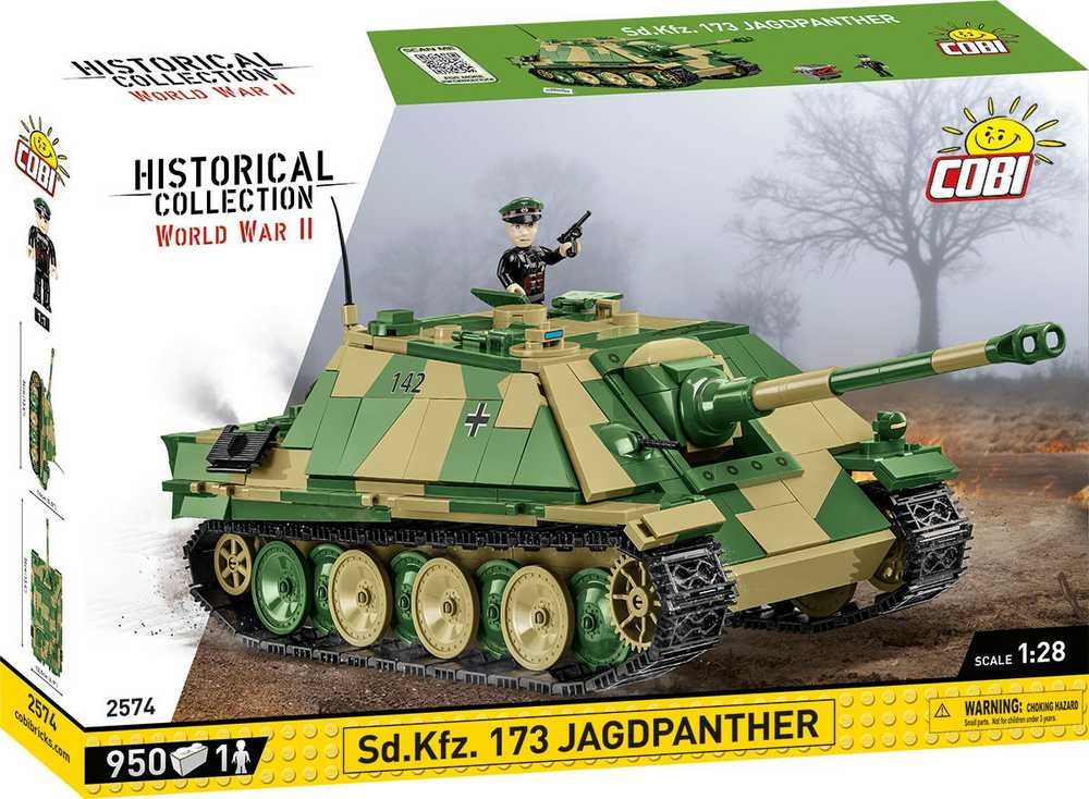 Cobi Klocki Historical Collection WWII Sd.Kfz.173 Jagdpanther 950 klocki