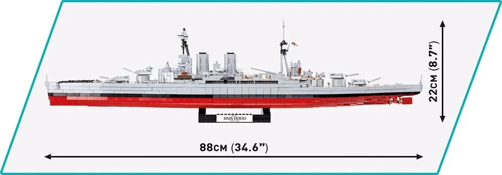 „Konstruktorius Cobi“ istorinė kolekcija, Antrojo pasaulinio karo HMS „Hood 4830“, 2613 m.