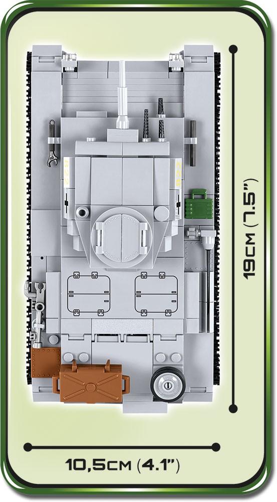 COBI SMALL ARMY 2523 PZKPFW III AUSF.E 475 KL.