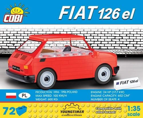 Cobi Youngtimer Collection Fiat 126p (24531)