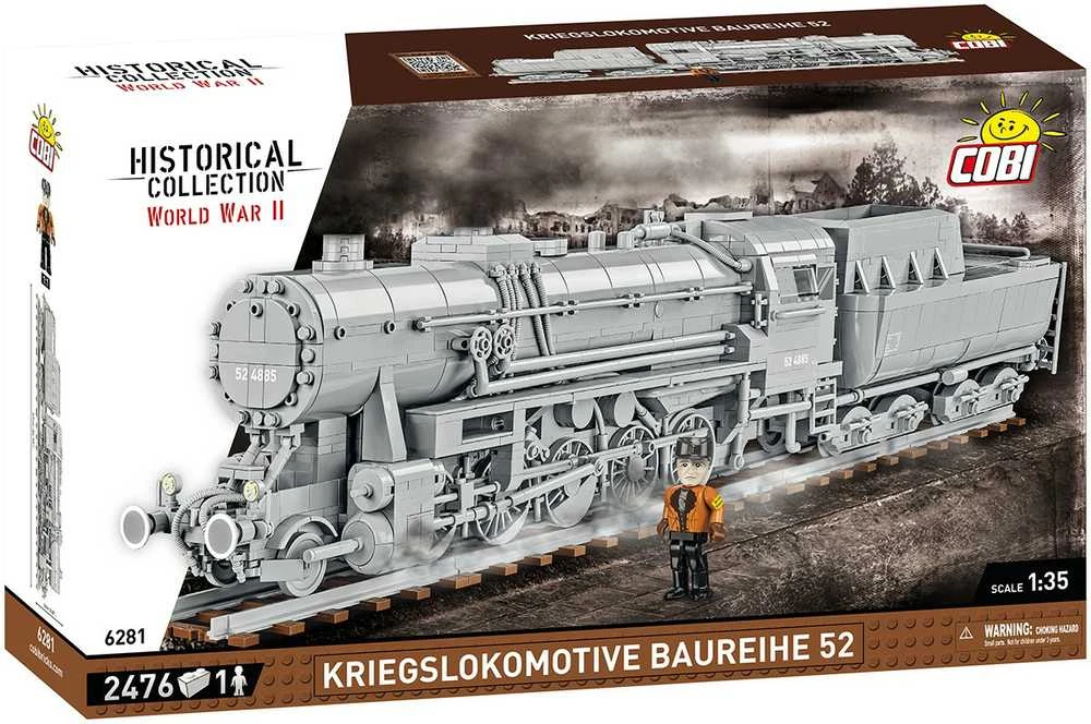 COBI TRAINS Kriegslokomotive Baureihe 52 2400 6281