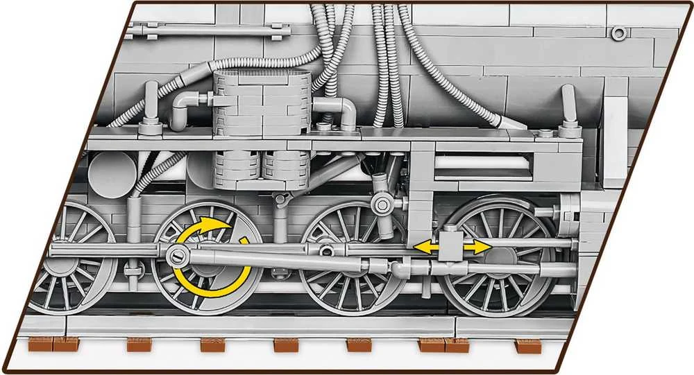 COBI TRAINS Kriegslokomotive Baureihe 52 2400 6281