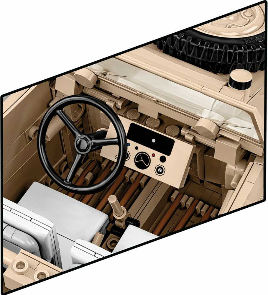 Konstruktorius Cobi Kübelwagen Typ 82 visureigis 2803, 1326 d.