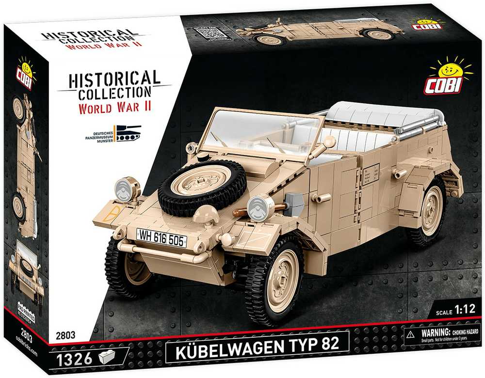 Konstruktorius Cobi Kübelwagen Typ 82 visureigis 2803, 1326 d.