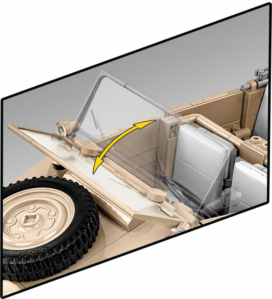 Konstruktorius Cobi Kübelwagen Typ 82 visureigis 2803, 1326 d.