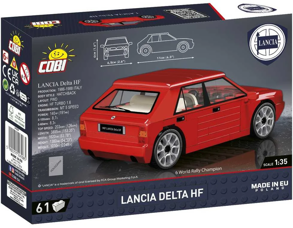 COBI YOUNGTIMER Lancia Delta HF 61kl 24508