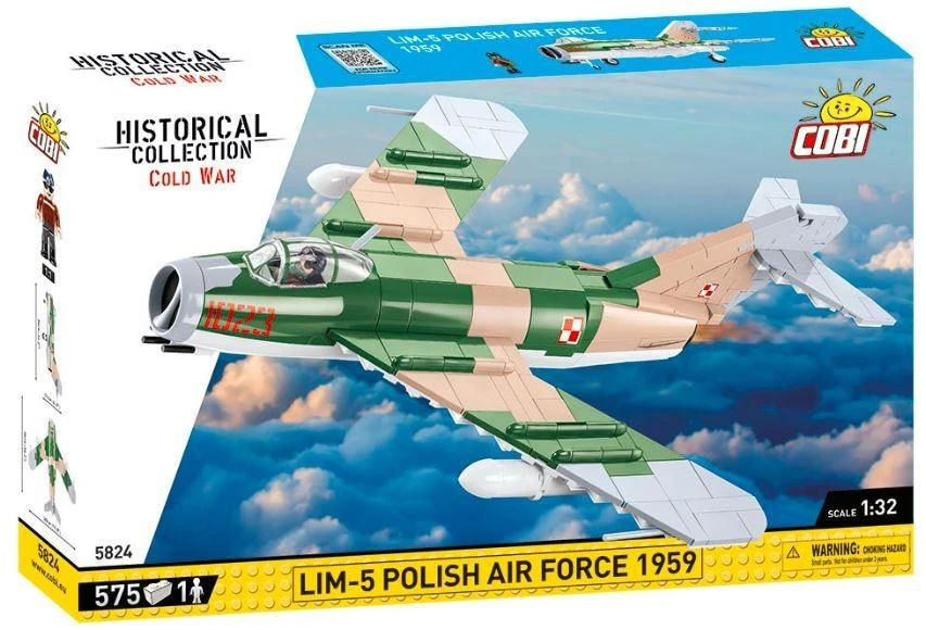 Cobi Lėktuvo modelis Lim-5 su lenkų pilotu