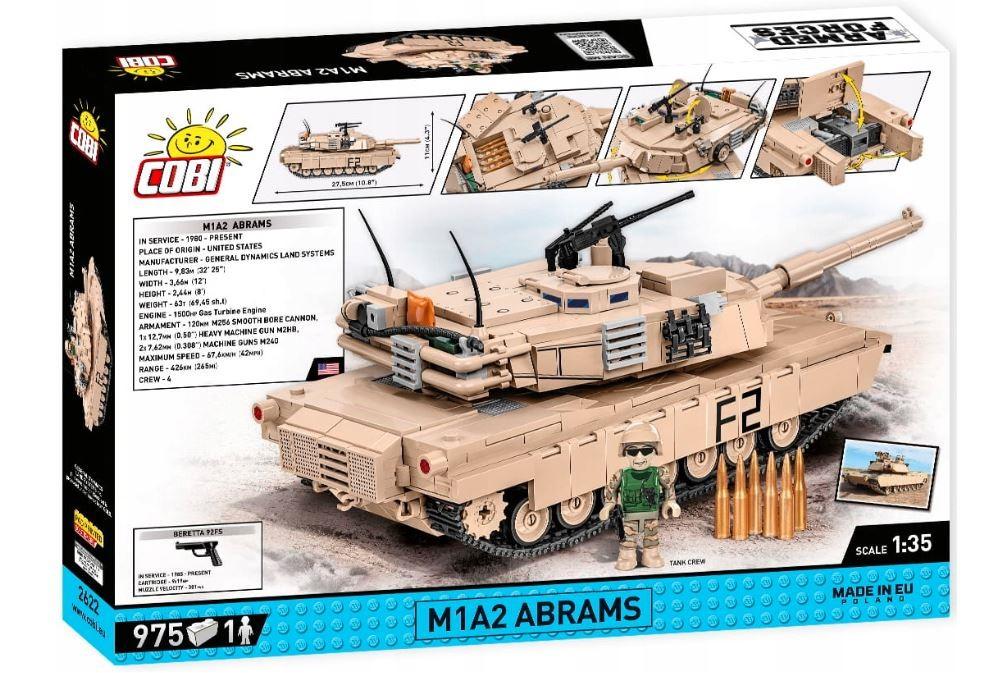 COBI - Konstruktorius M1A2 Abrams, 1/35, 2622