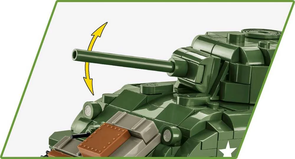 Cobi Klocki M4A1 Sherman 663 blokai