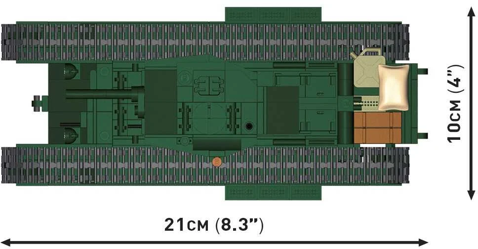 Cobi Klocki Mark IV Churchill 668 blokai