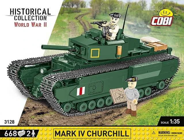 Cobi Klocki Mark IV Churchill 668 blokai