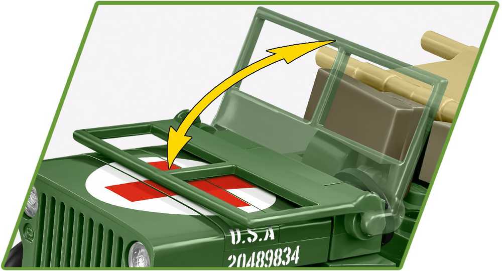 Cobi Klocki Medical Willys MB