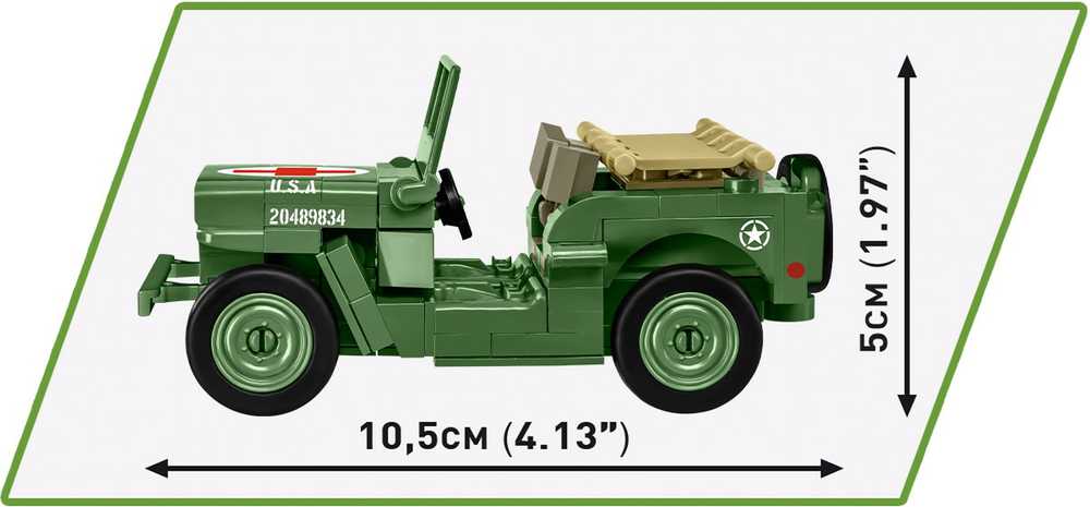 Cobi Klocki Medical Willys MB