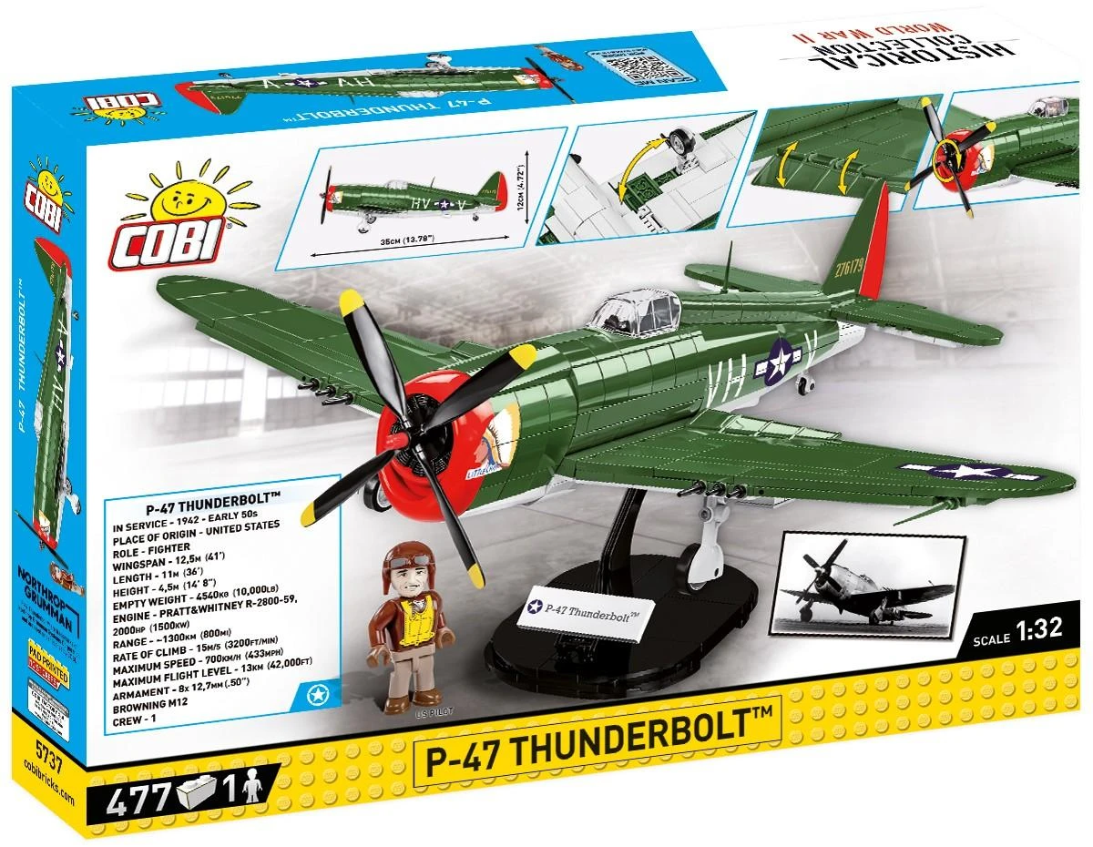 Cobi P-47 Thunderbolt trinkelės