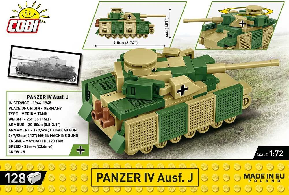 Cobi Klocki Tank IV Ausf. J