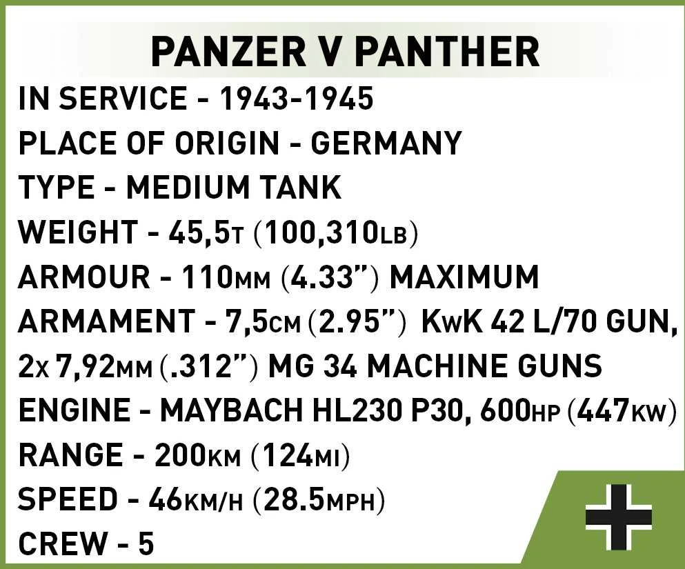 Cobi Klocki Panzer V Panther