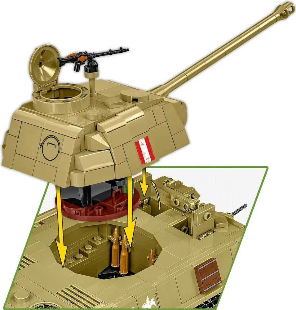 Cobi Konstravimo rinkinys Panzer V PANTHER Ausf.G Pudel, 1133 detalės