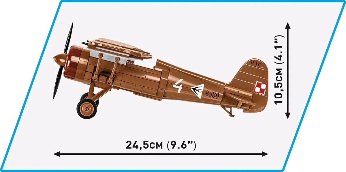 Konstruktorius naikintuvas PZL P.11c Cobi