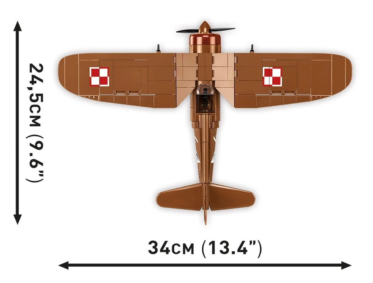 Konstruktorius naikintuvas PZL P.11c Cobi
