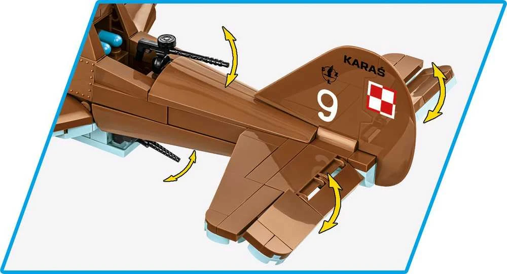Cobi Klocki Pzl.23 kryžiuočių automobilių blokai
