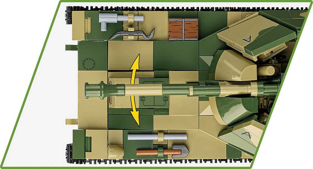 Cobi Klocki Sd.kfz.124 Wespe blokeliai 860 blokai