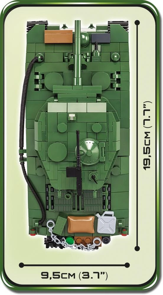 Antrojo pasaulinio karo „Sherman M4A3E2 Jumbo Cobi“ konstruktorius, 720 d.