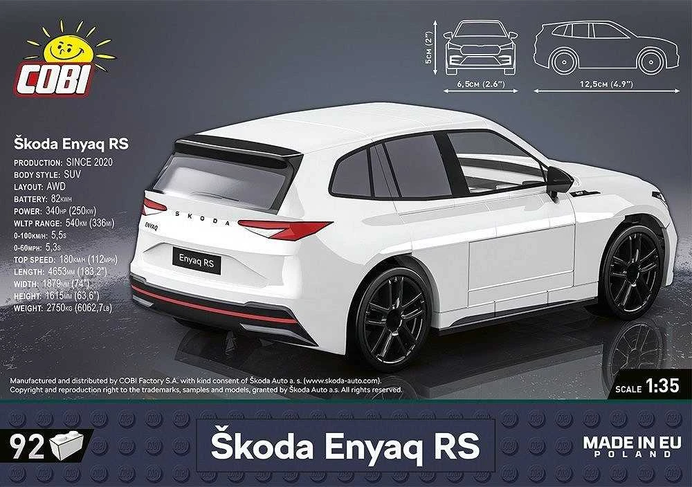 „Cobi“ blokai „Skoda Enyaq RS 92“ blokeliai