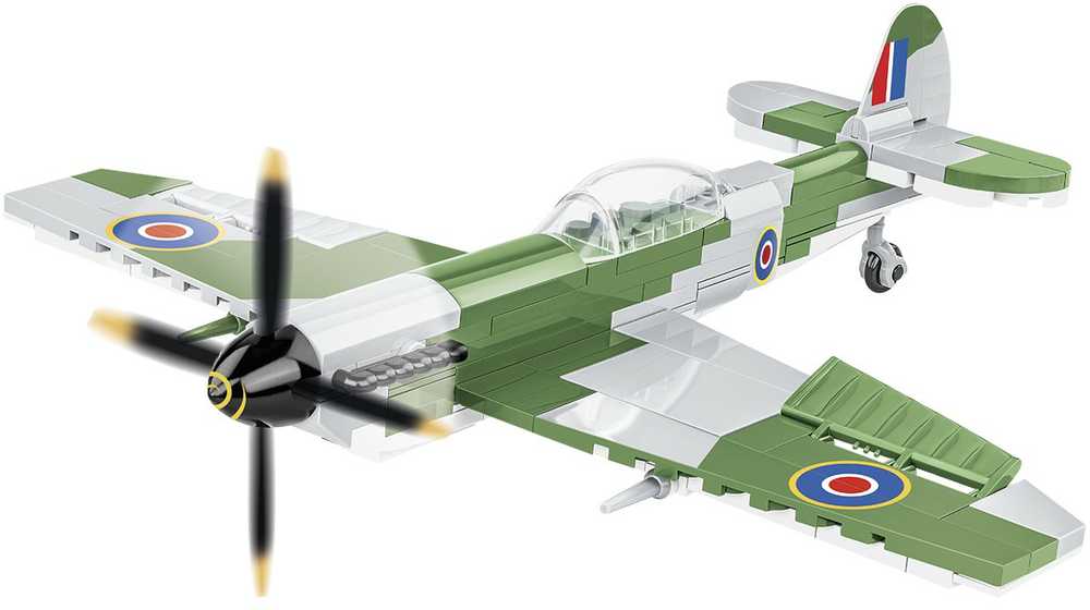 Cobi 5865 britų supermarinas Spitfire Mk. XVI