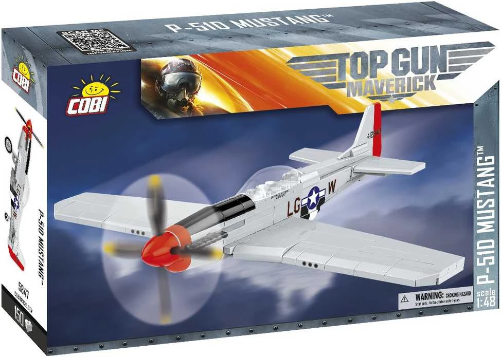 COBI P-51D Mustang lėktuvo konstruktorius 1:48, 150 detalių (5847)