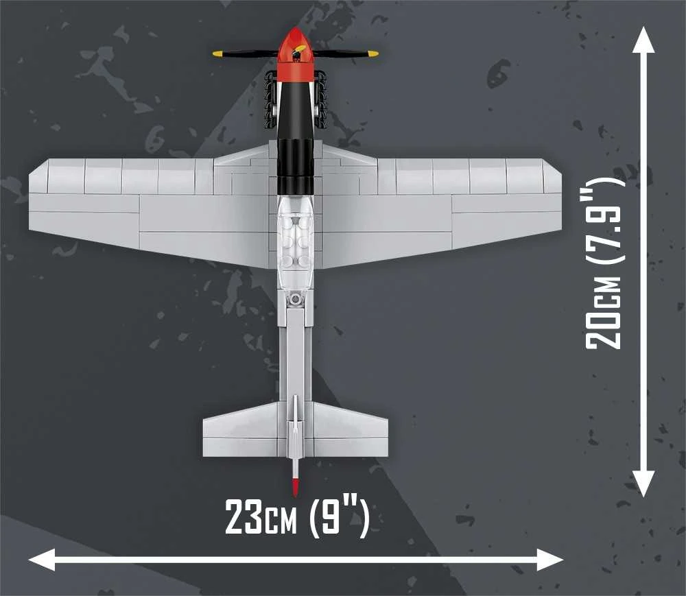 COBI P-51D Mustang lėktuvo konstruktorius 1:48, 150 detalių (5847)
