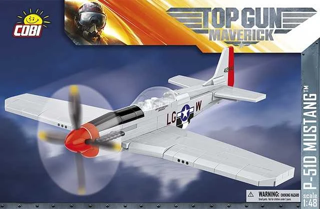 COBI P-51D Mustang lėktuvo konstruktorius 1:48, 150 detalių (5847)