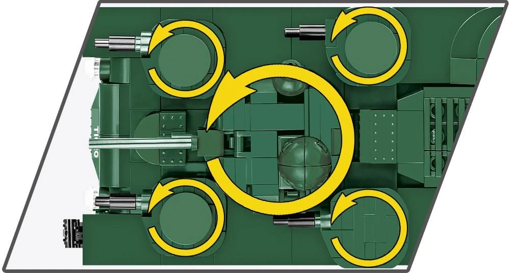 COBI 2990 Vickers A1E1 nepriklausomas bakas BLOCKI