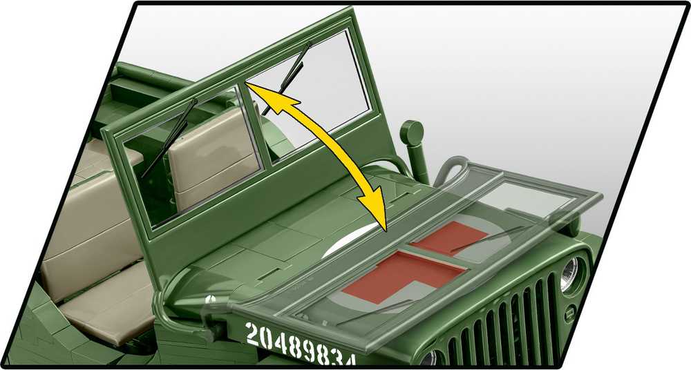 Konstruktorius Cobi Wilys MB Medikų automobilis 2806, 1131
