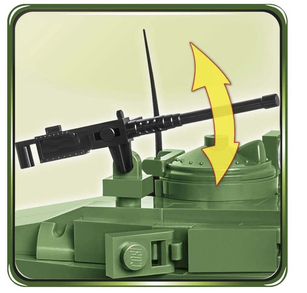 COBI M24 Chaffee tanko konstruktorius, 590 det., mastelis 1:28
